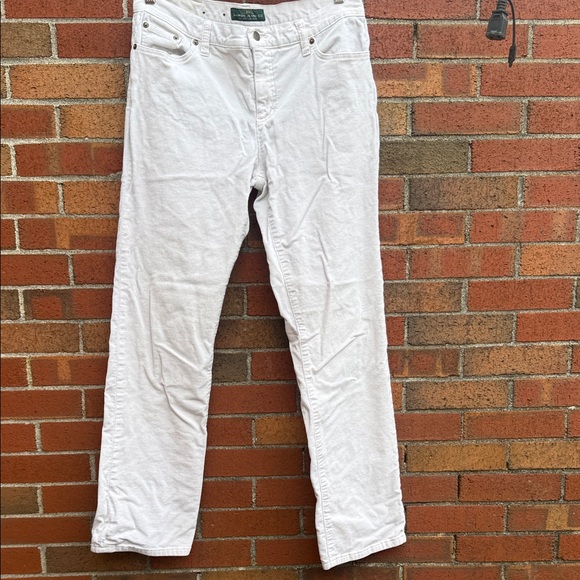 Ralph Lauren Off-White Corduroy Pants - Picture 1 of 6